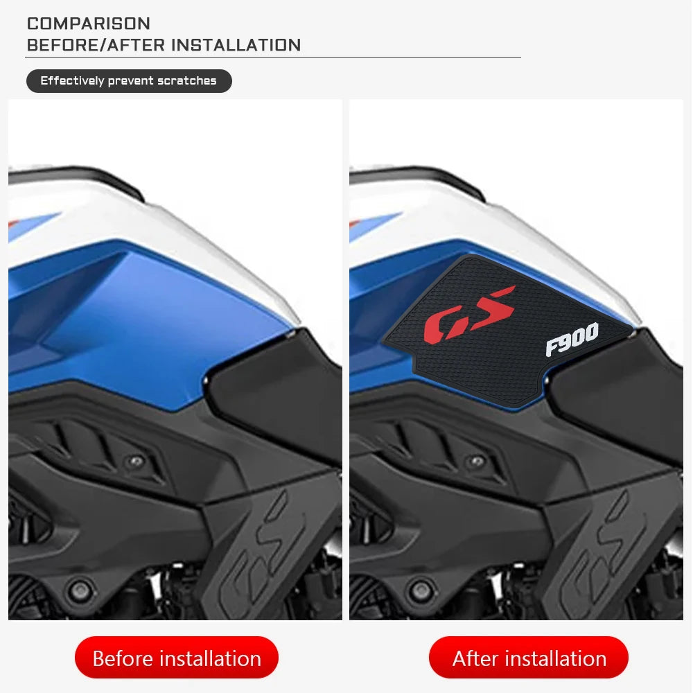 New For BMW F900GS F900 GS F 900 GS 2024 - Motorcycle Tank Traction Pad Anti Slip Sticker Gas Knee Grip Protector