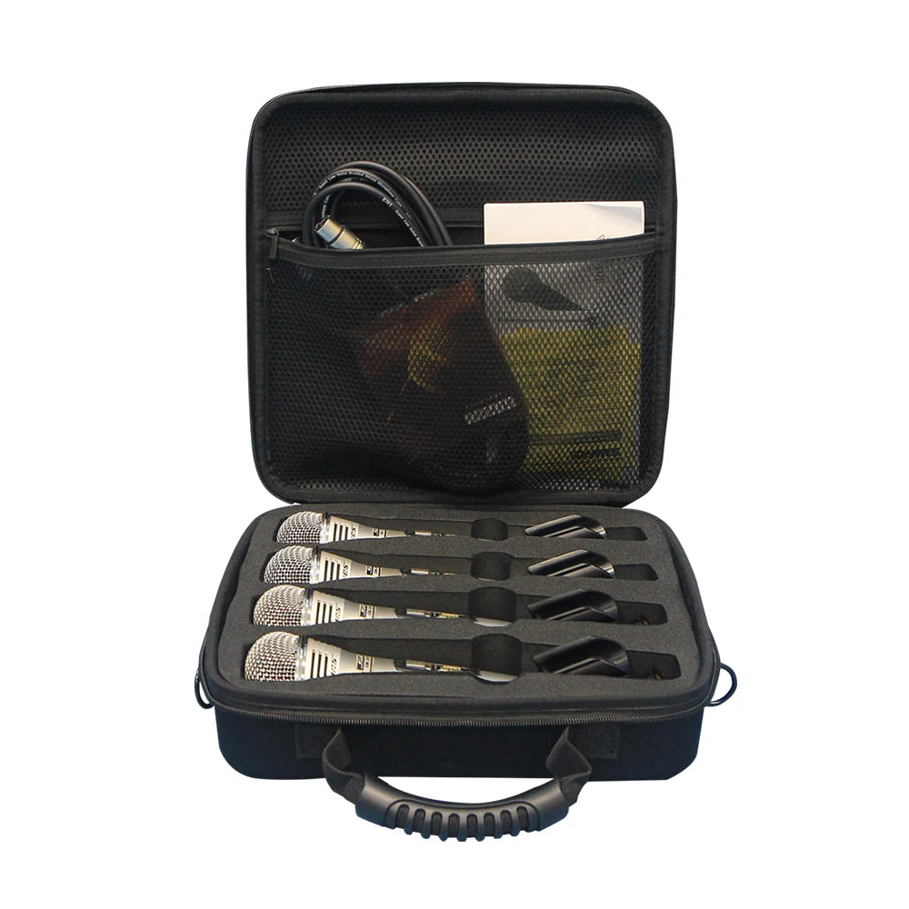 EVA WiredWireless Microphone Case Sound Equipment 4 Copies Horizontal Storage Microphone Case