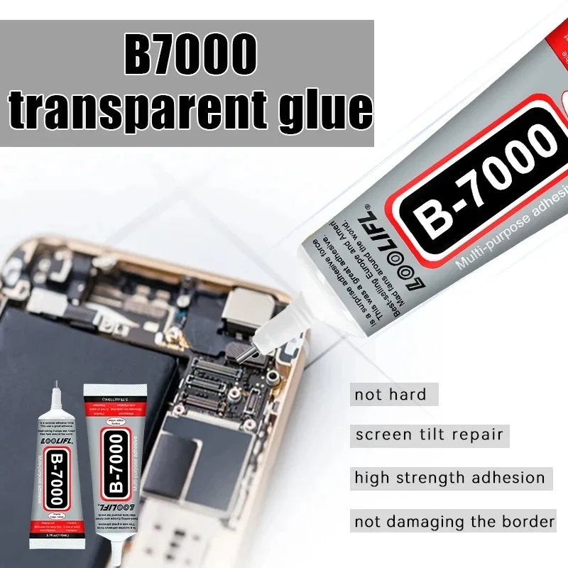 B-7000 Jewelry Glue, Multi-Function B-7000 Super Adhesive Glues for Rhinestones Crafts, Clothes Shoes, Fabric, Jewelry Making.
