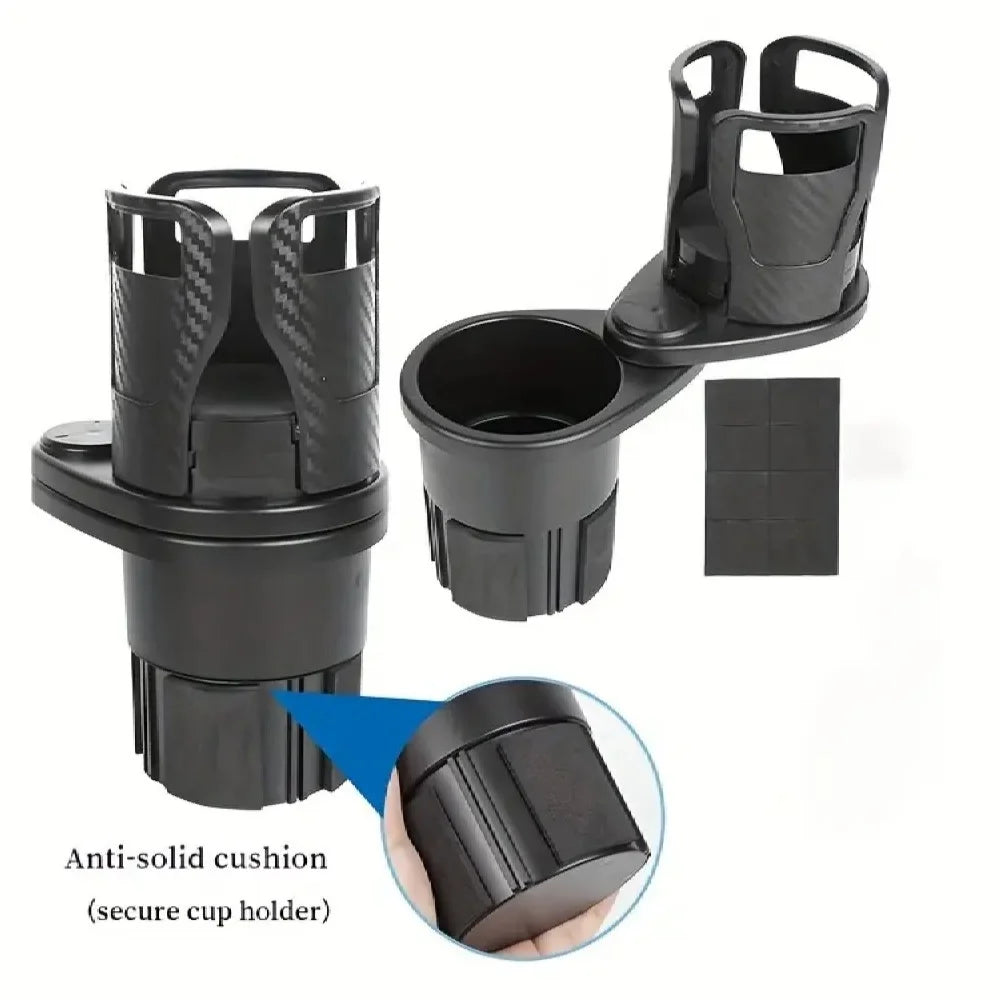 Car Cup Holder Expander, 2 in 1 Cup Adapter Organizers Stand, Multifunctional Bottle Holder Extender