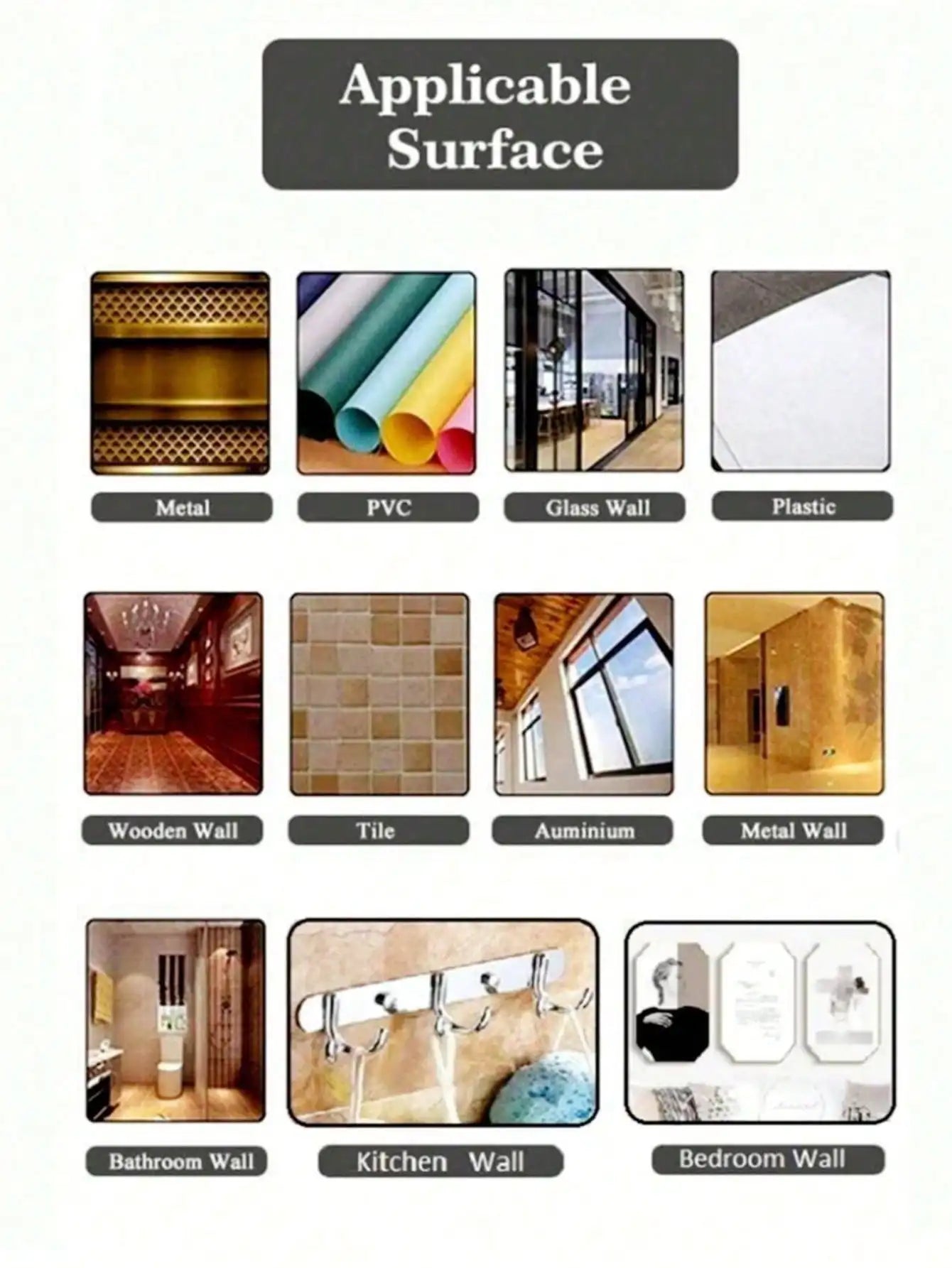 Heavy Duty Nano Double Sided Tape Strong Sticky Waterproof Reusable Transparent Mounting Tape Traceless Adhesive Strips for Home Decoration Wall Hanging