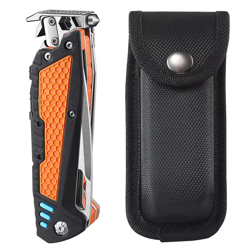 New Multifunctional Folding Tool Knife Outdoor Hiking Camping EDC Tool Folding Knife Portable Multi-purpose Emergency Box Cutter