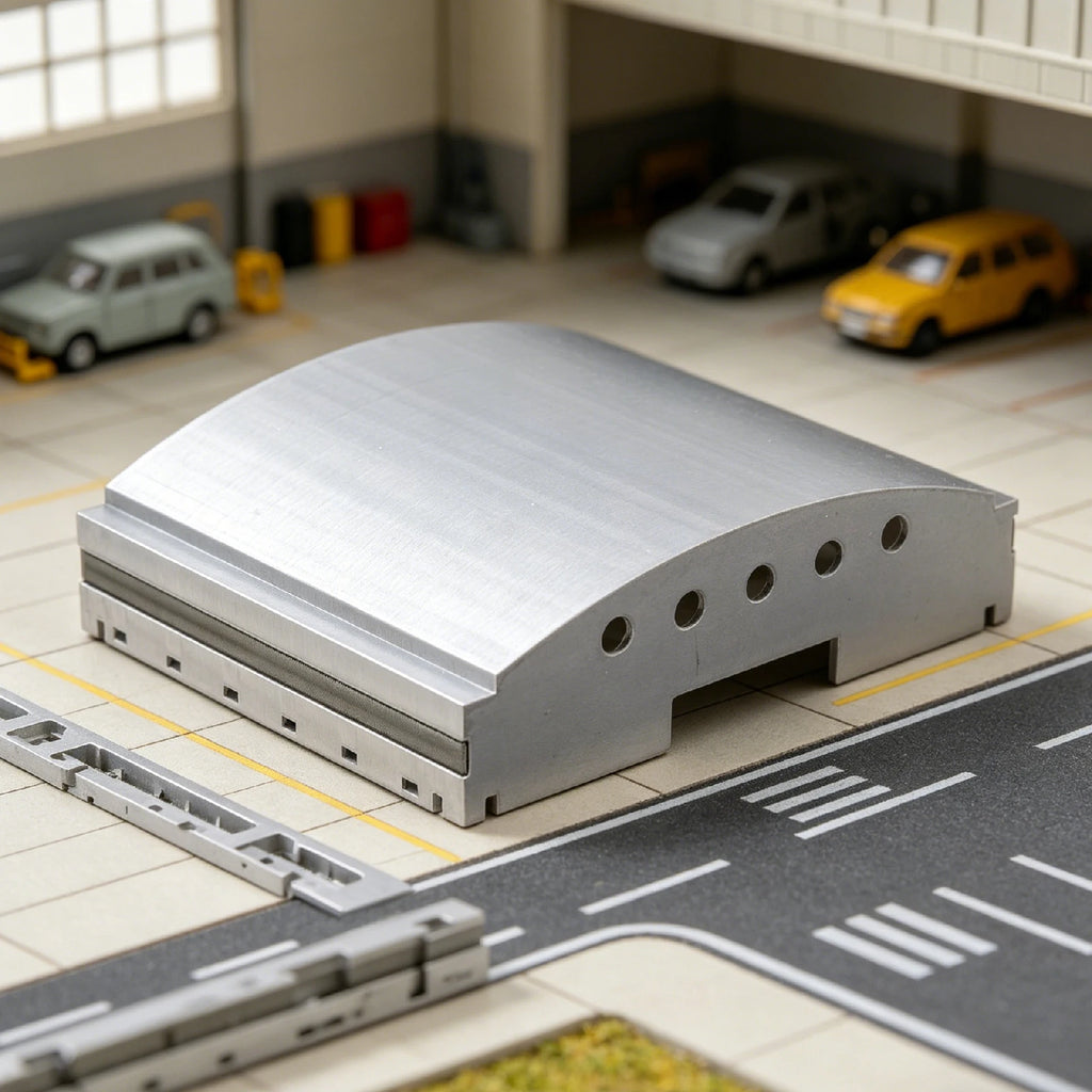Airport Hangar Model with Light Door Window Realistic PP Large-Scale Airplane Parking Kit for 1/144 1/72 Aircraft Display