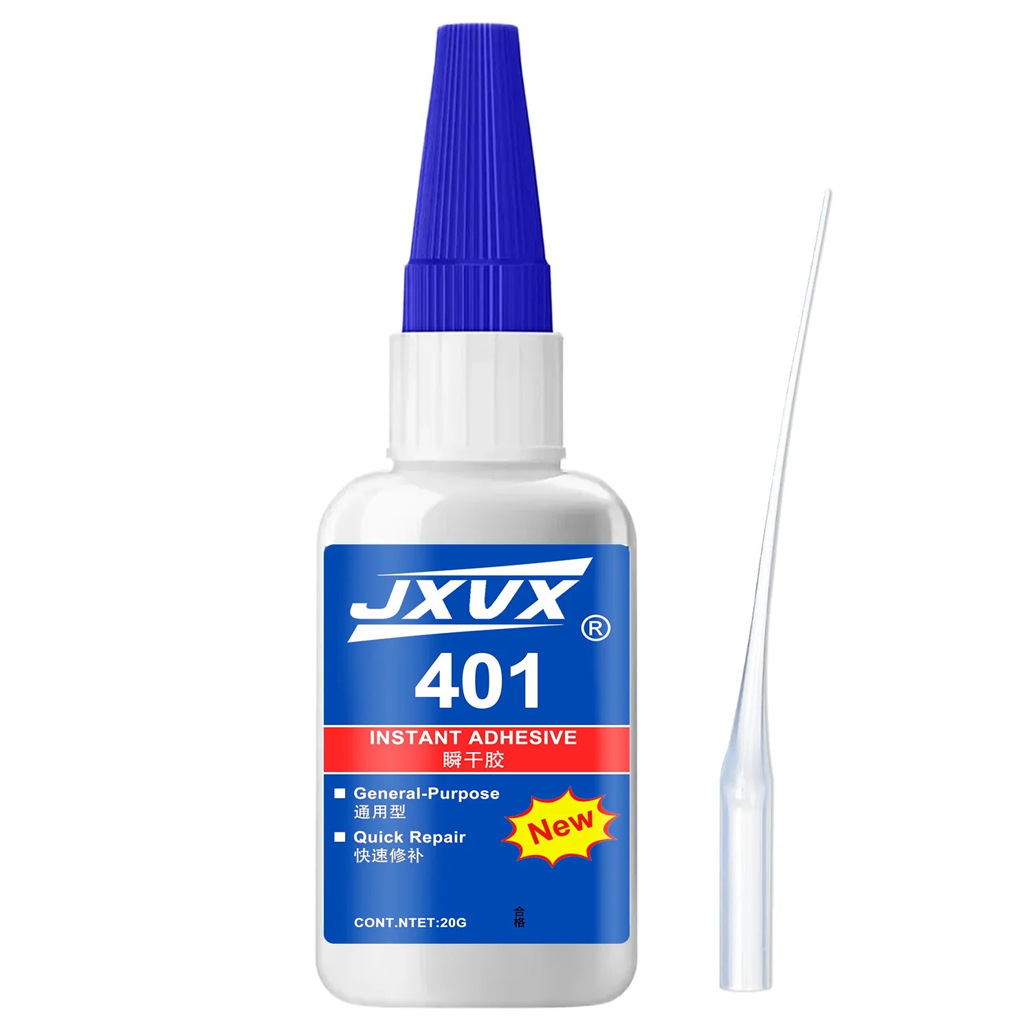 JXVX Super Glue for Cars and Trucks 20g - Heavy Duty Automotive Adhesive for Interior Exterior Trim, Badges, Bumpers, Decals.