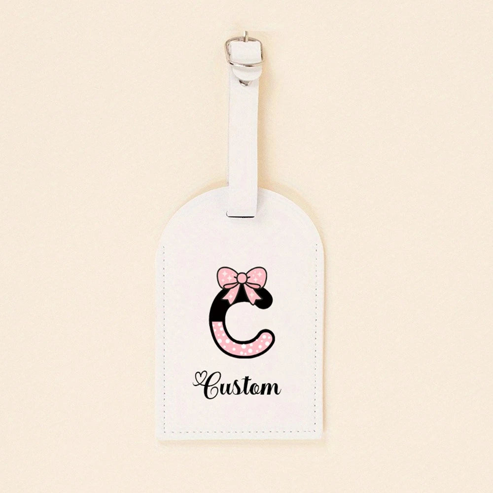 Personalized Custom Letter And Name Luggage Tags – High-Quality Travel Additions, Ideal for Suitcase Tags And Baggage Labels