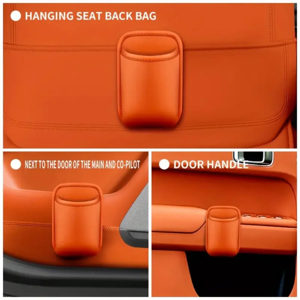 Car Door Beverage Racks, Mobile Phone Racks with Beverage Racks, Car Storage Bags, In-Car Travel Accessory Storage Bags with Han