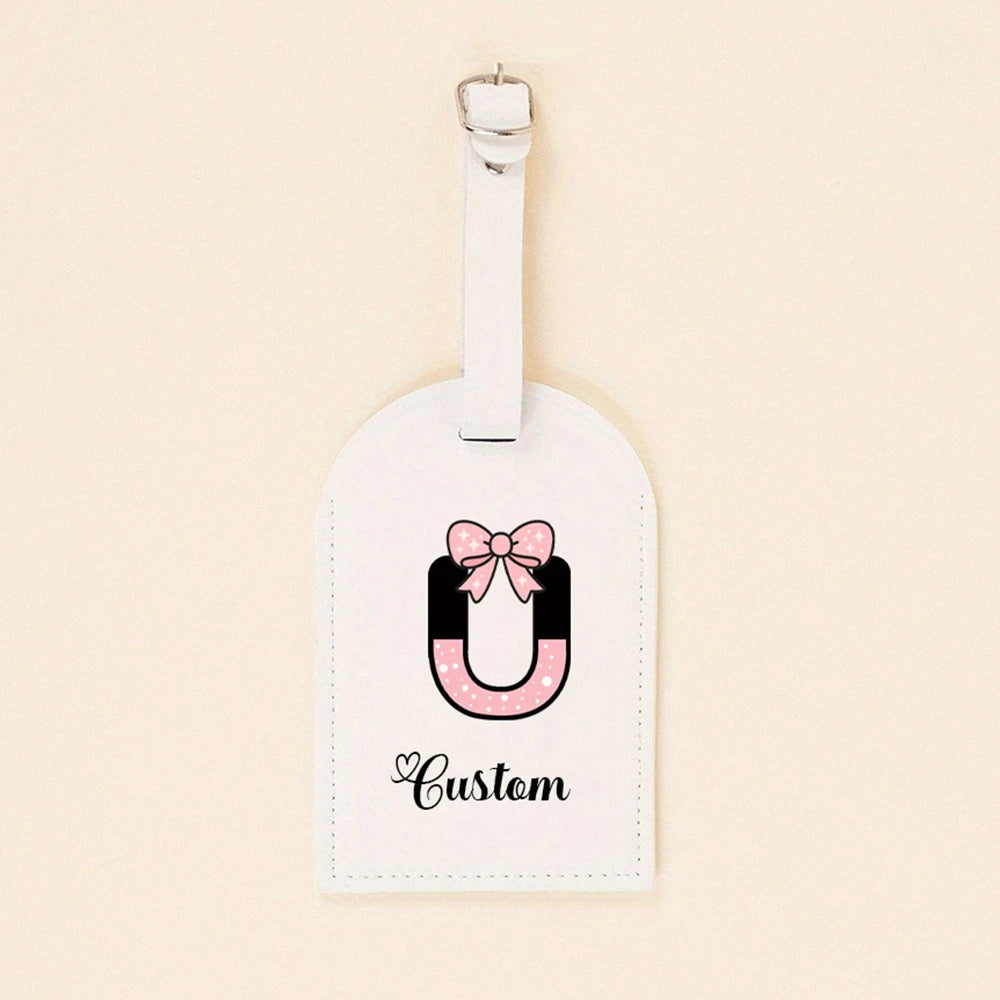 Personalized Custom Letter And Name Luggage Tags – High-Quality Travel Additions, Ideal for Suitcase Tags And Baggage Labels