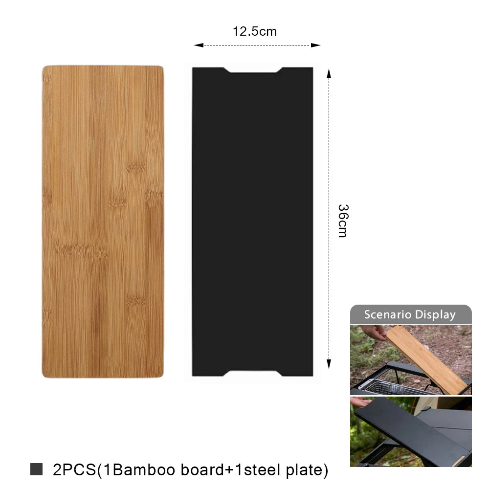 Pandatour Camping IGT Unit 0.5 Alloy Plate Tabletop Widened Yagao Suitable For Lgt Table Leisure Furniture Outdoor DIY Tabletop