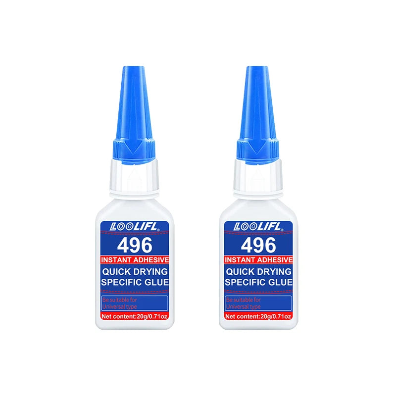 Super Strong Cyanoacrylate Universal Glue, 10 Seconds Bonding, Used for Plastics, Shoes, Metals, Ceramics, Wood, Glass and So On