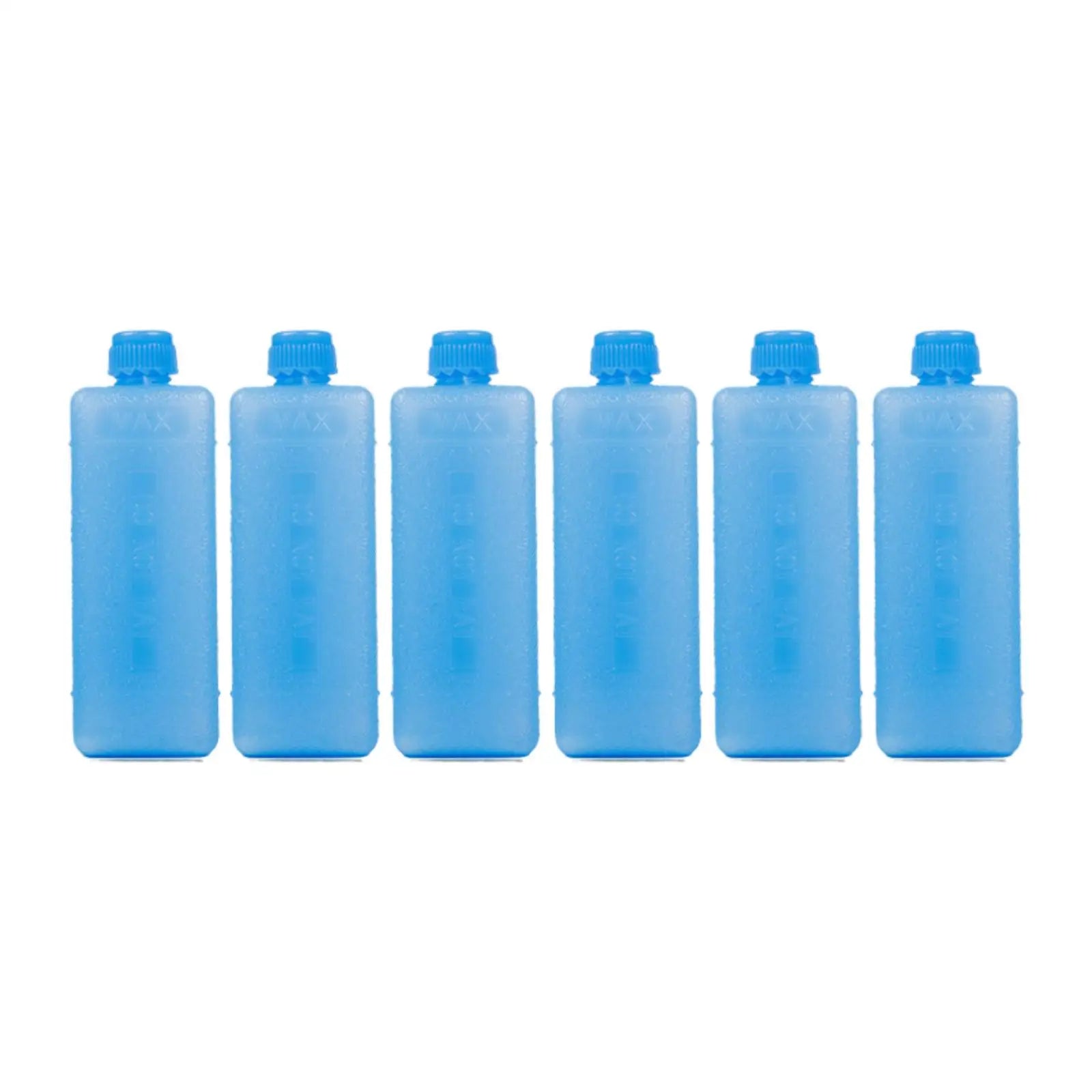 6 Pieces Reusable Ice Packs for Food Drink Cooling Ice Blocks for Hiking Picnic Beach Travel Ice Freezer Blocks Ice Brick Packs