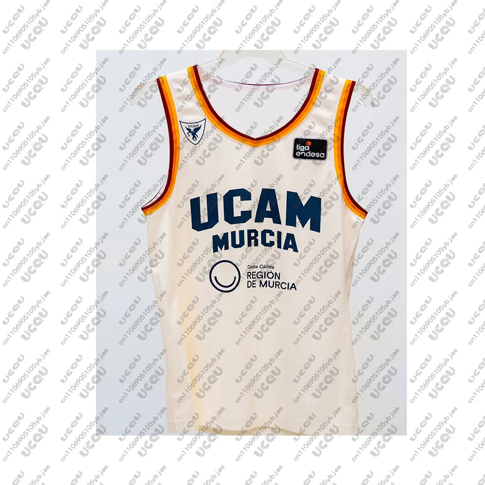 2026 Male Sports Casual Basketball Jersey Home Away T Shirt Men Kids Tank Top Gift Sweatshirt Vest Gym U-UCAM M-Murcia Gift