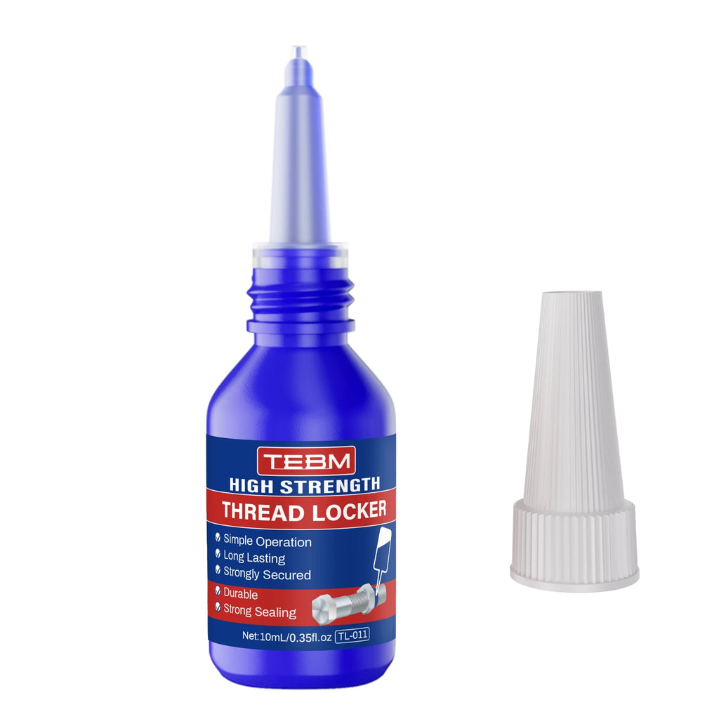 Thread Locking Agent, Medium Strength Blue Anaerobic Adhesive for Fixing Screws and Nuts, Anti-Loosening, Oil Resistant