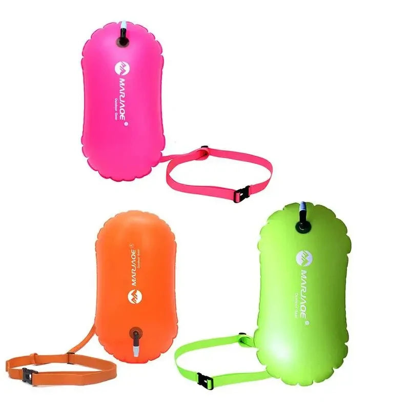 PVC pool Buoy Safety Buoy Tow Float Waterproof Air Bag With Waist Belt For rafting outdoor pool Swimming pool Safety Suppli
