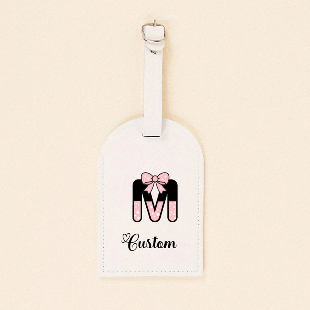 Personalized Custom Letter And Name Luggage Tags – High-Quality Travel Additions, Ideal for Suitcase Tags And Baggage Labels