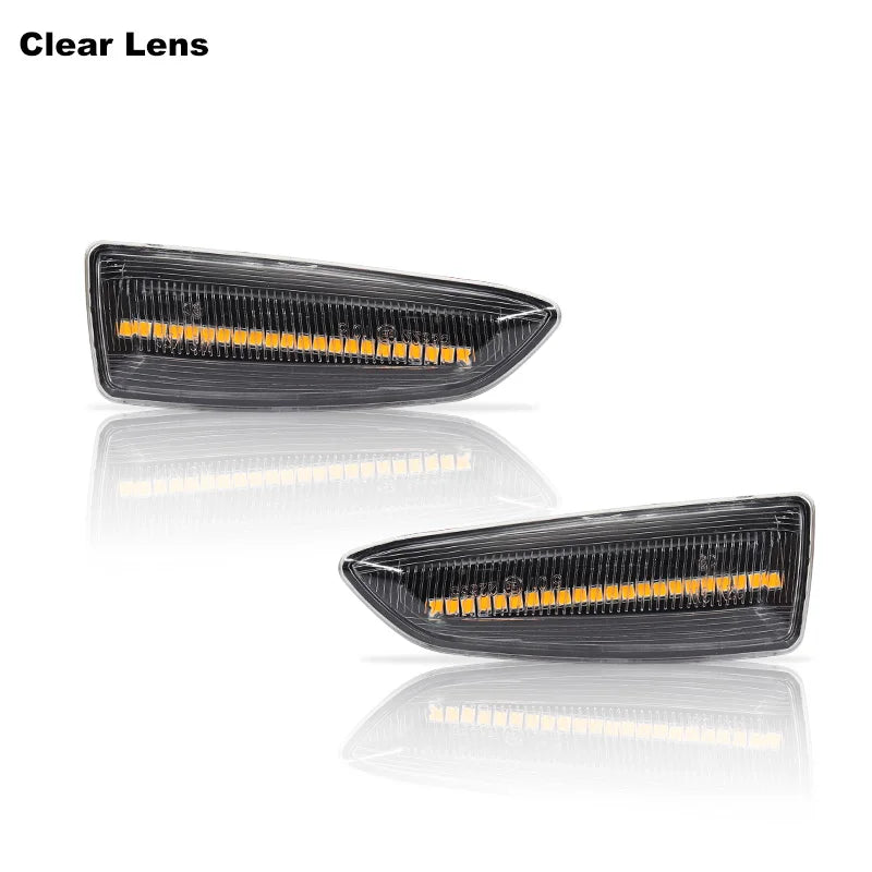 2pcs Car Side Marker Lights Dynamic LED Turn Signal For Opel Vauxhall Astra J K Crossland X Insignia B Zafira Side Fender Lamp