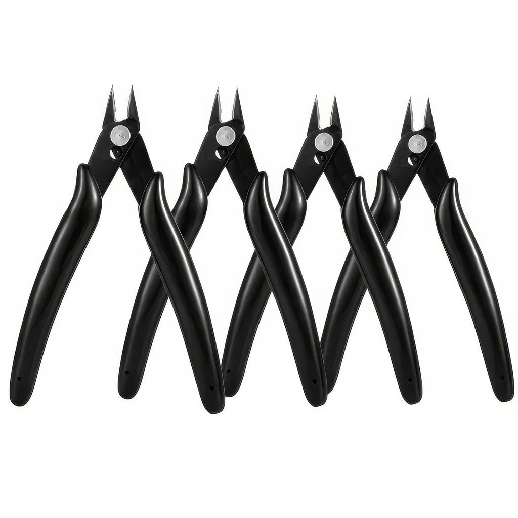 1/2 Piece Carbon Steel Wire Knife, Black in Color, Long-lasting and Sharp, Sturdy and Durable, Suitable for DIY and Jewelry