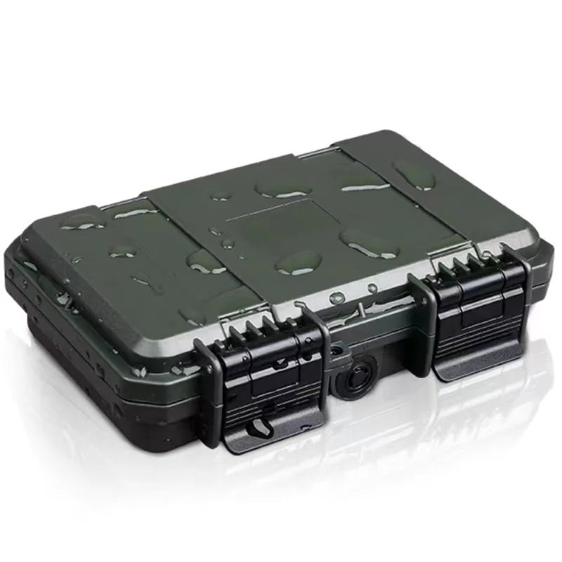 Toolbox Shockproof  Waterproof Sealed Safety Case  Airtight Tool Box Instrument Lockable Dry with Pre-Cut Foam