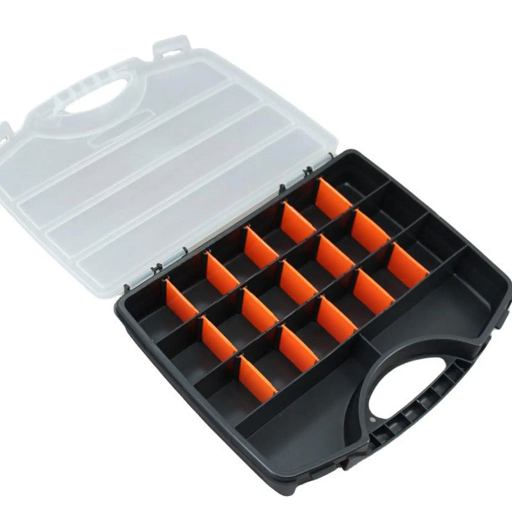 Tools Organizer Box Case Versatile Fishing Tackle Box with Removable Dividers Tool Case for Screw Nuts Nails Bolts Small Parts