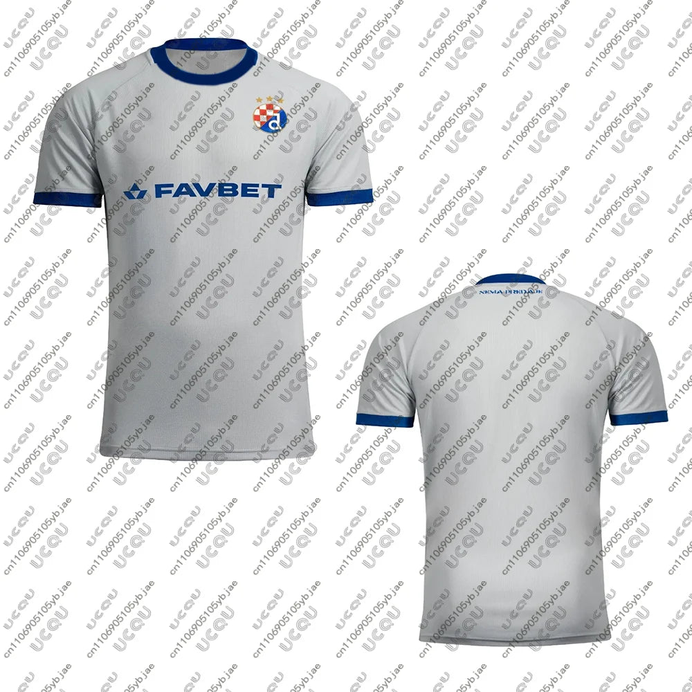 2025/26 Men Kids Boys Team Home Away Sportswear T Shirt D-Dinamo Z-Zagreb Tee Gift Football Jersey Male Soccer Top Breathable
