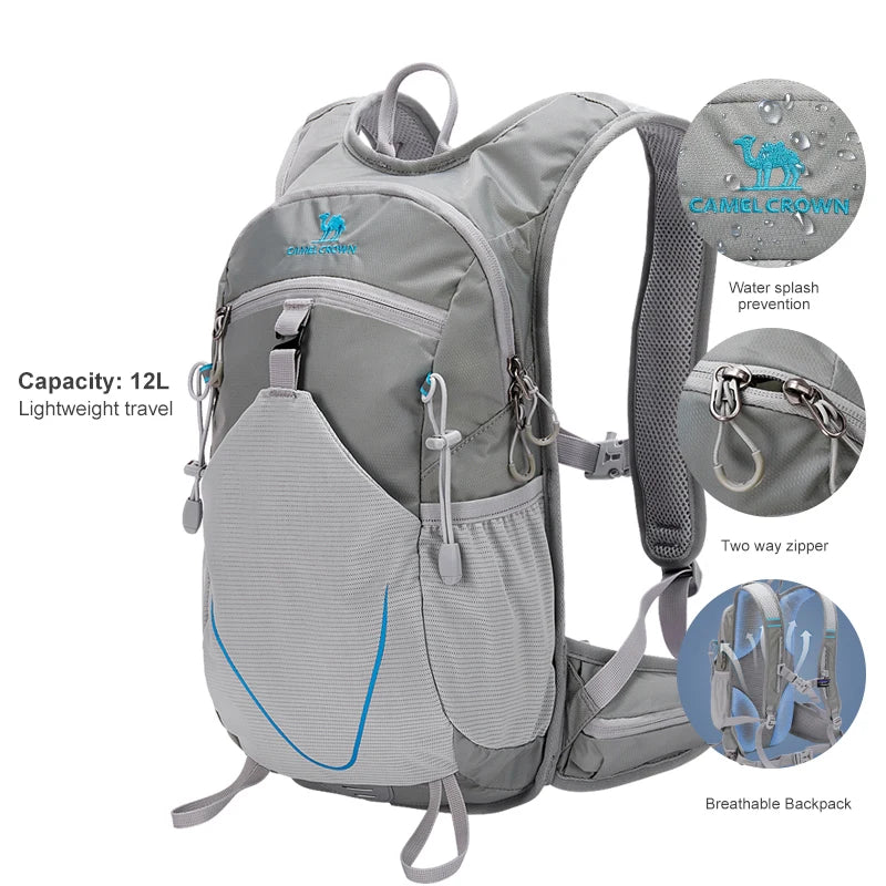 GOLDEN CAMEL12L Man Waterproof Backpacks Ultralight Climbing Bags for Men Backpack for Camping Travel Hiking Cycling Running Bag