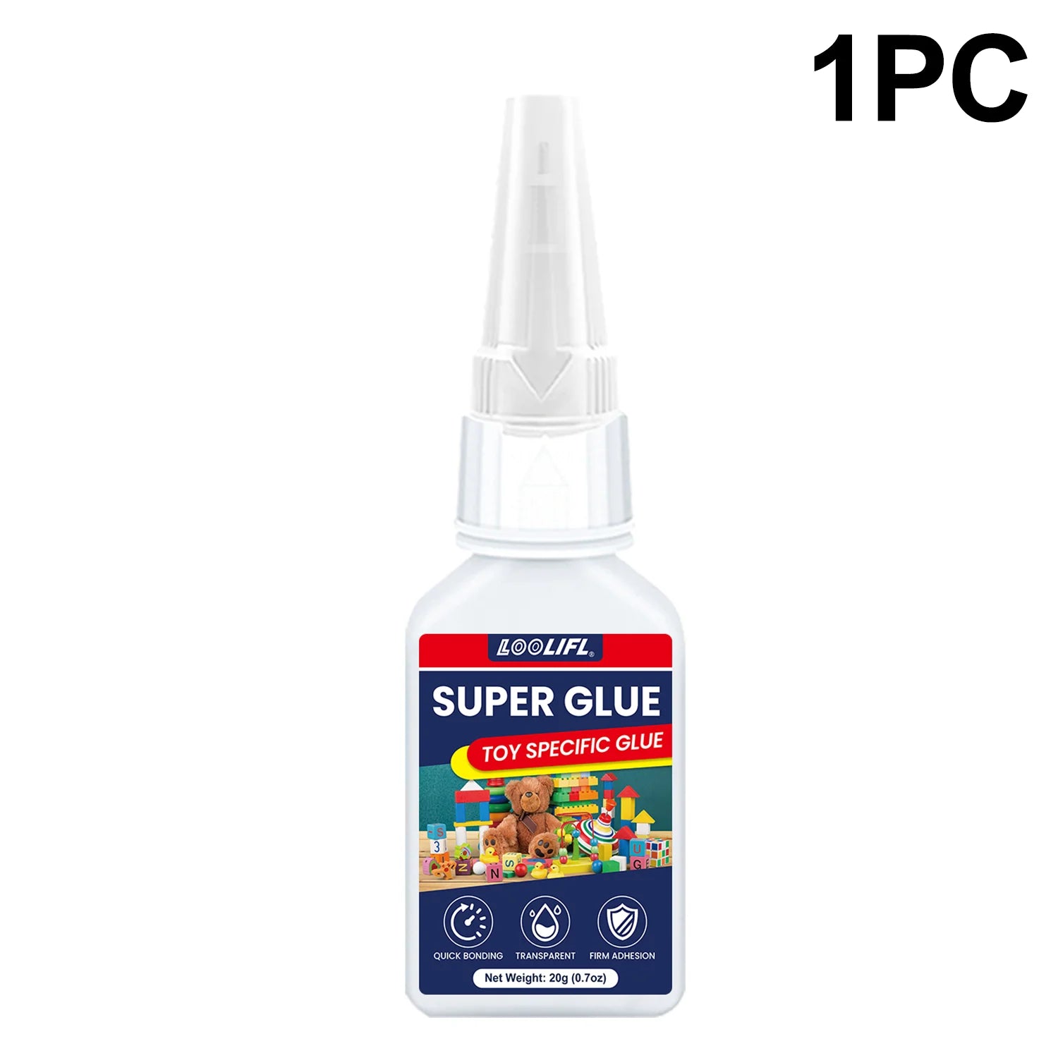 Super Glue Instant Strong Adhesive Fast Drying Clear Glue For Toy Repair Plastic Model Doll Metal Wood Ceramic