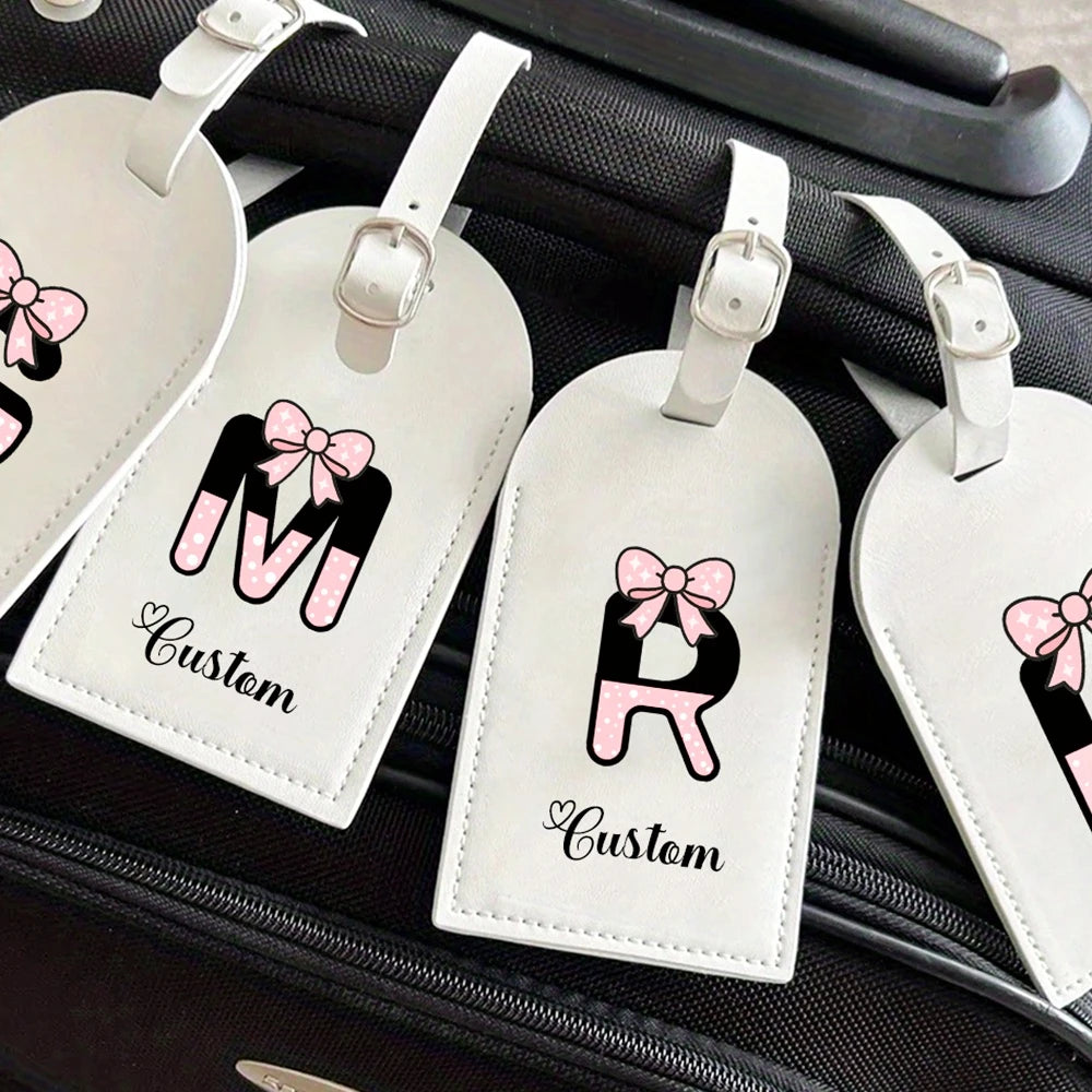 Personalized Custom Letter And Name Luggage Tags – High-Quality Travel Additions, Ideal for Suitcase Tags And Baggage Labels
