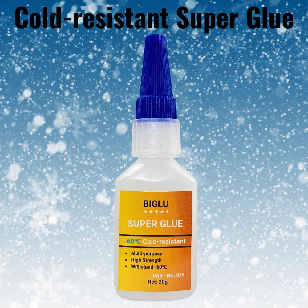BIGLU -60℃ Cold-resistant Multi-Purpose Strong Liquid Transparent Adhesive Fast Instant Super Glue