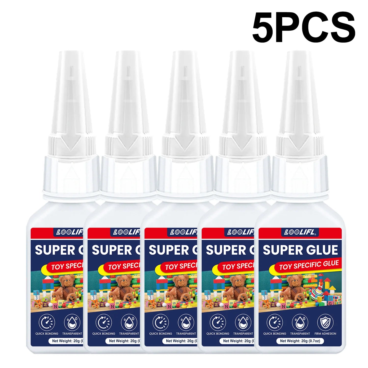 Super Glue Instant Strong Adhesive Fast Drying Clear Glue For Toy Repair Plastic Model Doll Metal Wood Ceramic