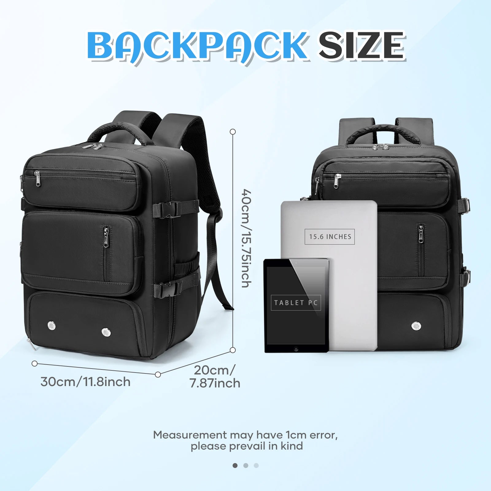 Ryanair Backpack 40x30x20 Carry on Luggage Laptop Bag Anti-Theft Men Women's Bag for Sports Trekking Travel Backpack Cabin Bag
