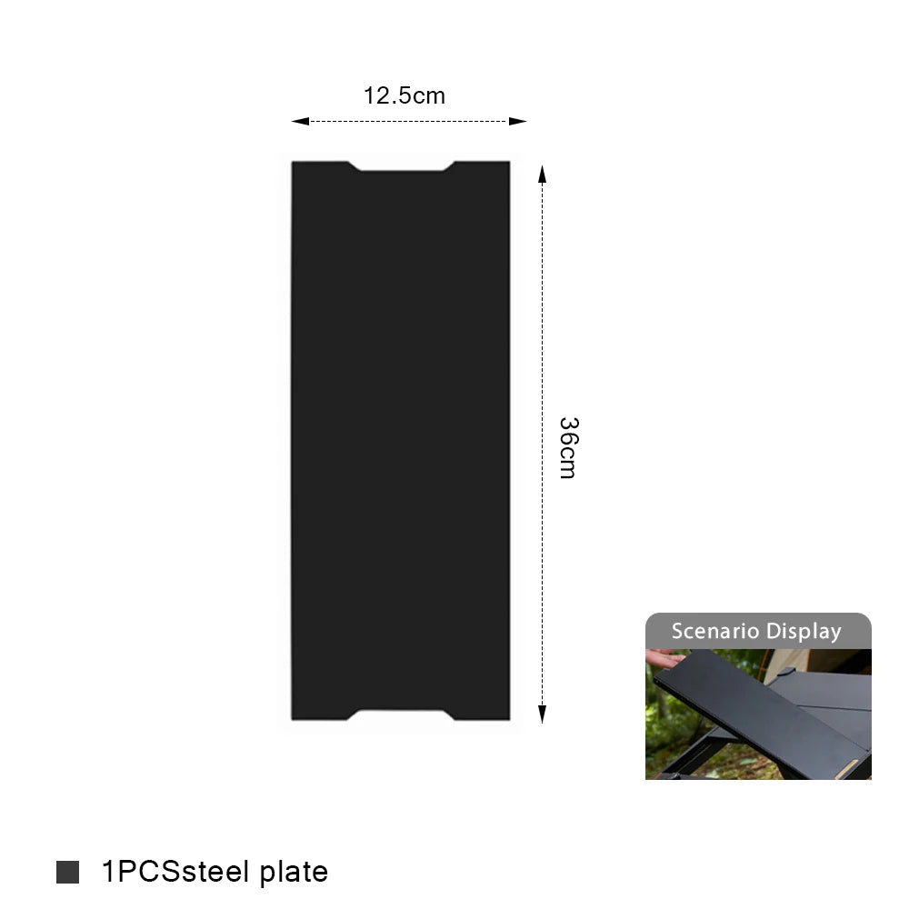 Pandatour Camping IGT Unit 0.5 Alloy Plate Tabletop Widened Yagao Suitable For Lgt Table Leisure Furniture Outdoor DIY Tabletop