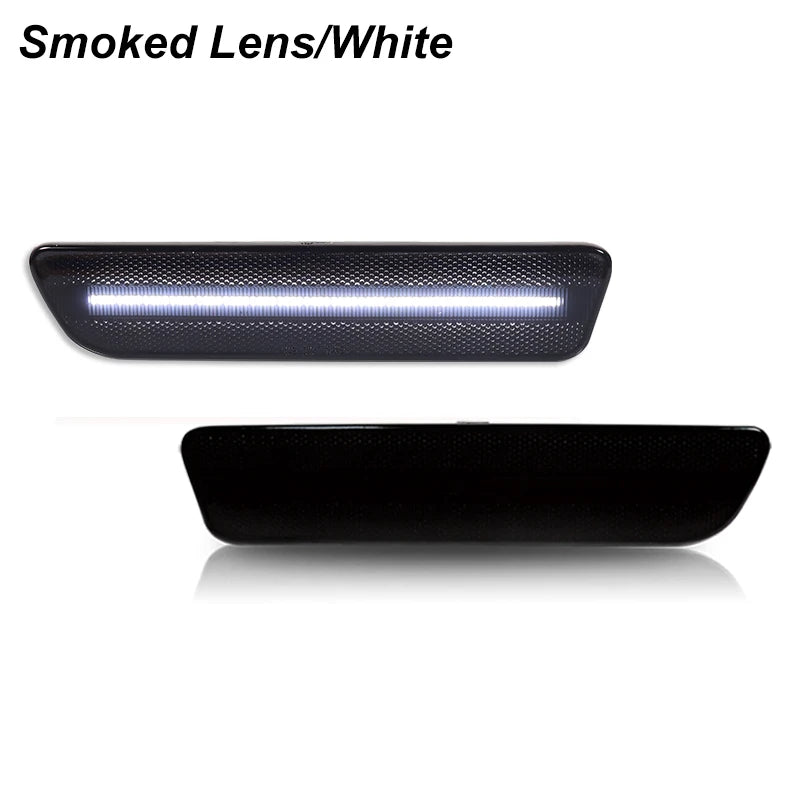 iJDM For Ford Mustang T10 Red Full LED Rear Side Marker Light Accessories ,Replace OEM 4R3Z15A201BA Back Sidemarker Lamps 05-09