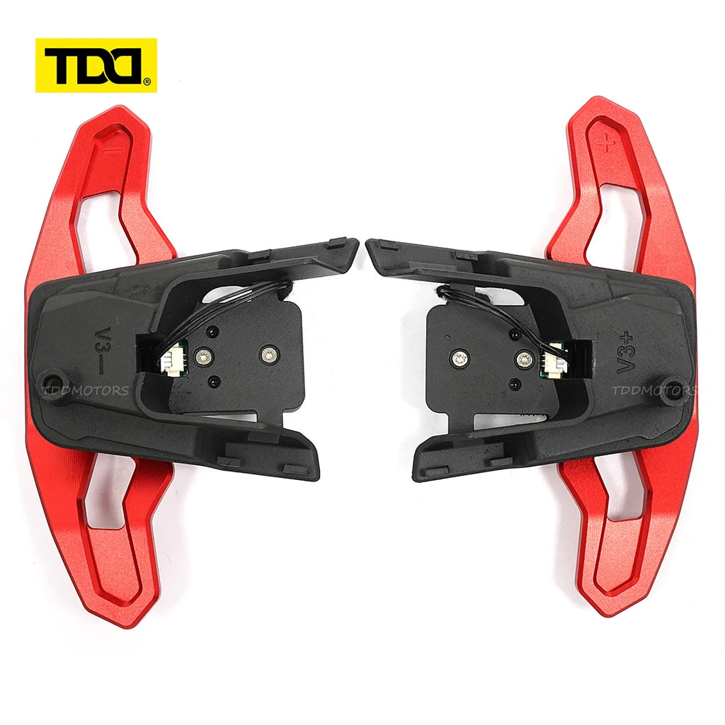 TDD Magnetic Paddle Shifters for Volkswagen Golf 7 MK7.5 GTI Golf R Scirocco Arteon Red / Black / Blue / Silver Aluminum Alloy