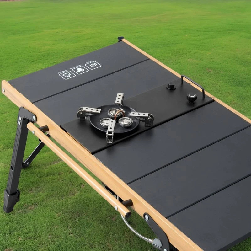 Pandatour IGT Camping Table Folding Aluminum Barbecue Picnic Outdoor Table Ultra lightweight Portable Fishing Picnic Table
