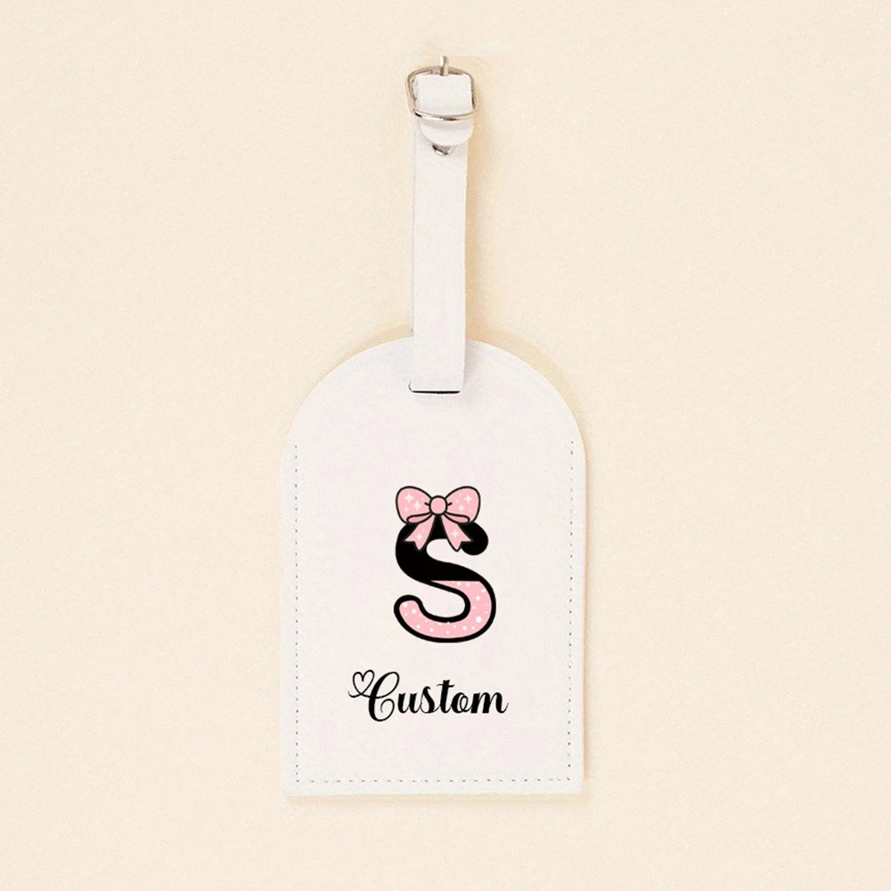 Personalized Custom Letter And Name Luggage Tags – High-Quality Travel Additions, Ideal for Suitcase Tags And Baggage Labels