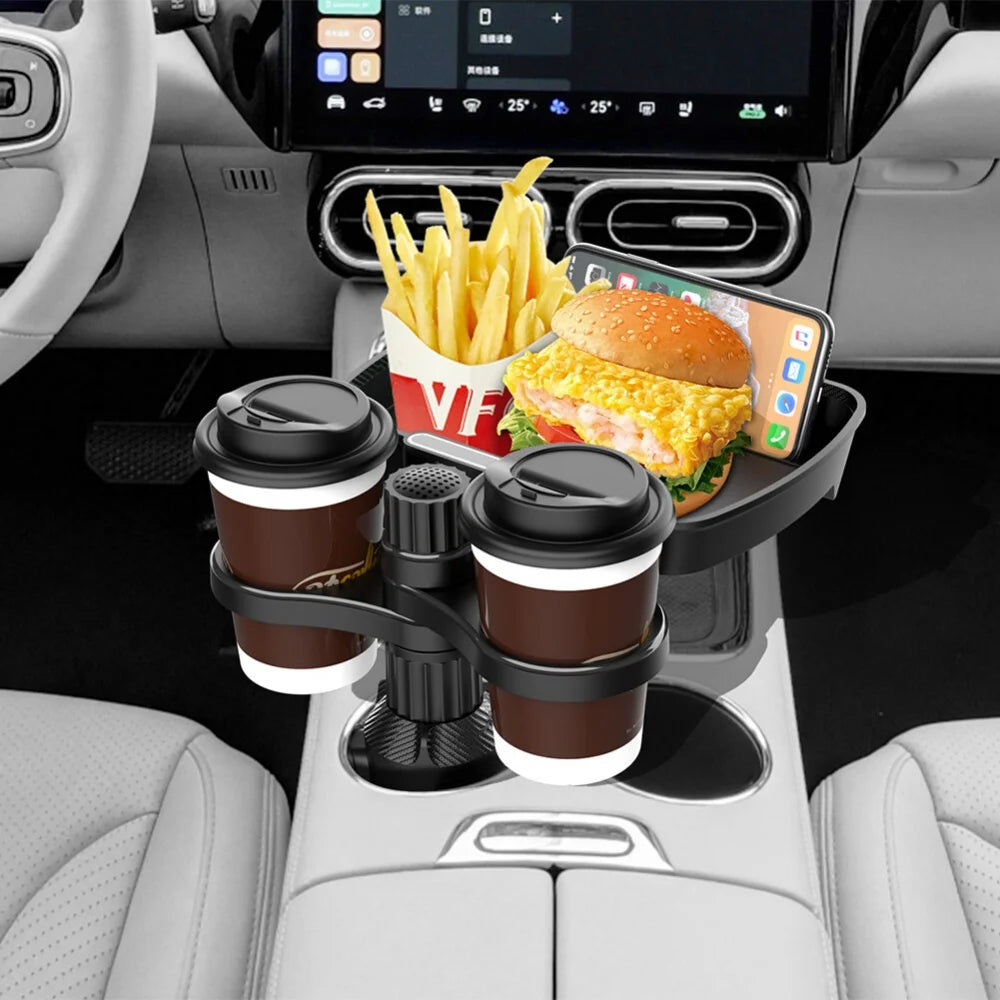 Car Cup Holder Expander, 2 in 1 Cup Adapter Organizers Stand, Multifunctional Bottle Holder Extender