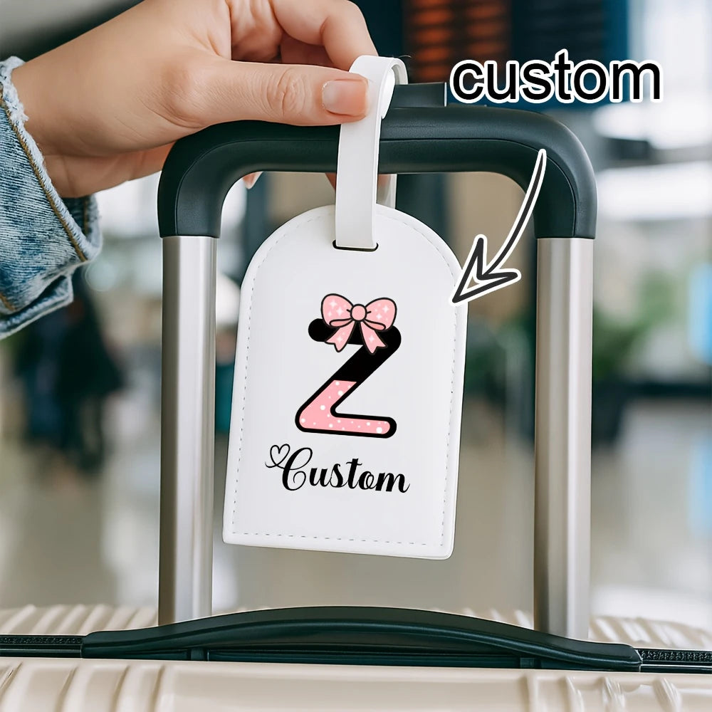 Personalized Custom Letter And Name Luggage Tags – High-Quality Travel Additions, Ideal for Suitcase Tags And Baggage Labels
