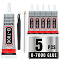 5Pcs B7000 Multipurpose Clear Bonding Glue Flexible Long Lasting Adhesive For Jewelry Electronic DIY Craft Supplies
