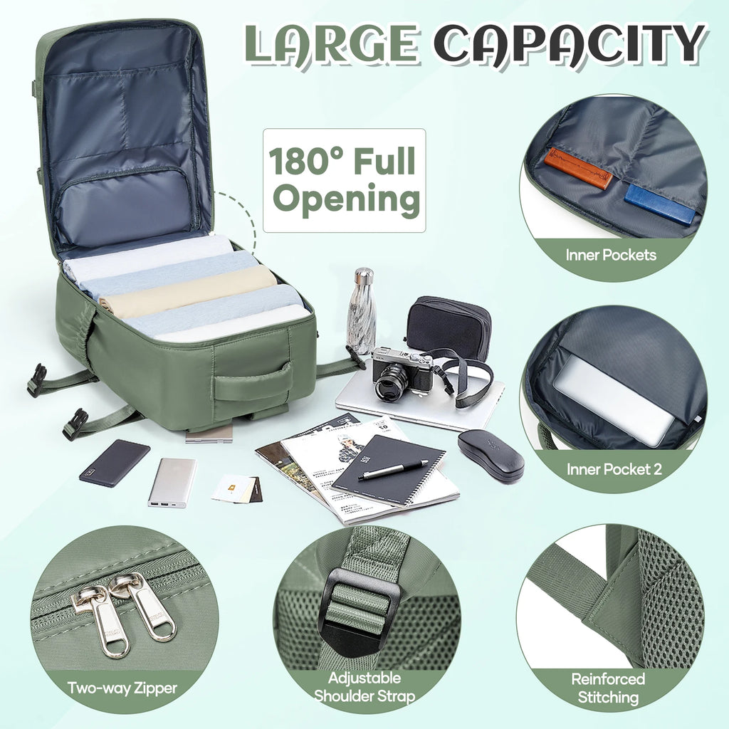 Ryanair Backpack 40x30x20 Carry on Luggage Laptop Bag Anti-Theft Men Women's Bag for Sports Trekking Travel Backpack Cabin Bag