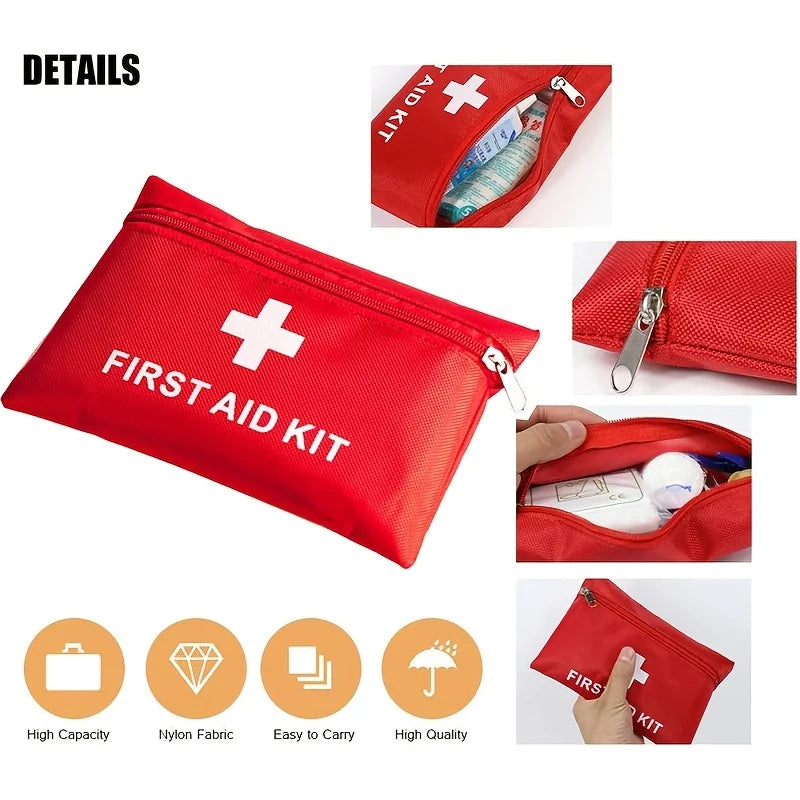12pcs Empty First Aid Kit Bags, Empty Travel Bags for emergencies at home, in the office, in the car, outdoors,camping, hiking