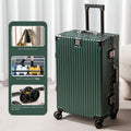 New Aluminum Frame Luggage 20/22/24/26/28 Inch Student Trolley Case Sturdy PC Materia Large Capacity Suitcase on Wheels