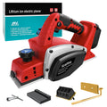 Brushless Electric Planer 15000RPM Cordless Handheld Power Planer Carpenter Home DIY for Milwaukee 18V Battery (No Battery)