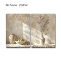 2pcs Modern Mediterranean Olive Trees Canvas Wall Art, Frameless Landscape Canvas Posters for Bedroom and Living Room Wall Decor