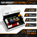 32KM/H Controller Upgrade Kit for Ninebot E3 E3 Pro Scooter, Cruise Control Module with Installation Accessories