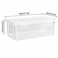 Clear Plastic Storage Boxes With Secure Lids Stackable Small Organizer Containers Dust Proof Home Storage Bins For Drawer Bathroom Kitchen Office Craft Cosmetic Sundries Organizing