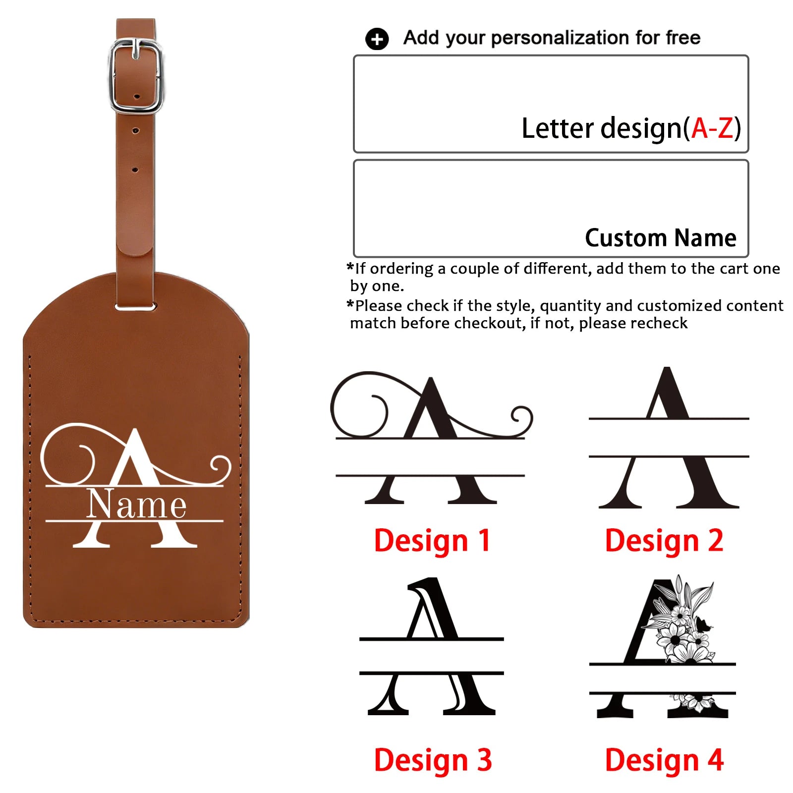 1pc,Personalize Luggage Tags,Luggage Tags for Suitcases,Custom Luggage Tag,Identifier And Name Tag for Travel Suitcases And Bags
