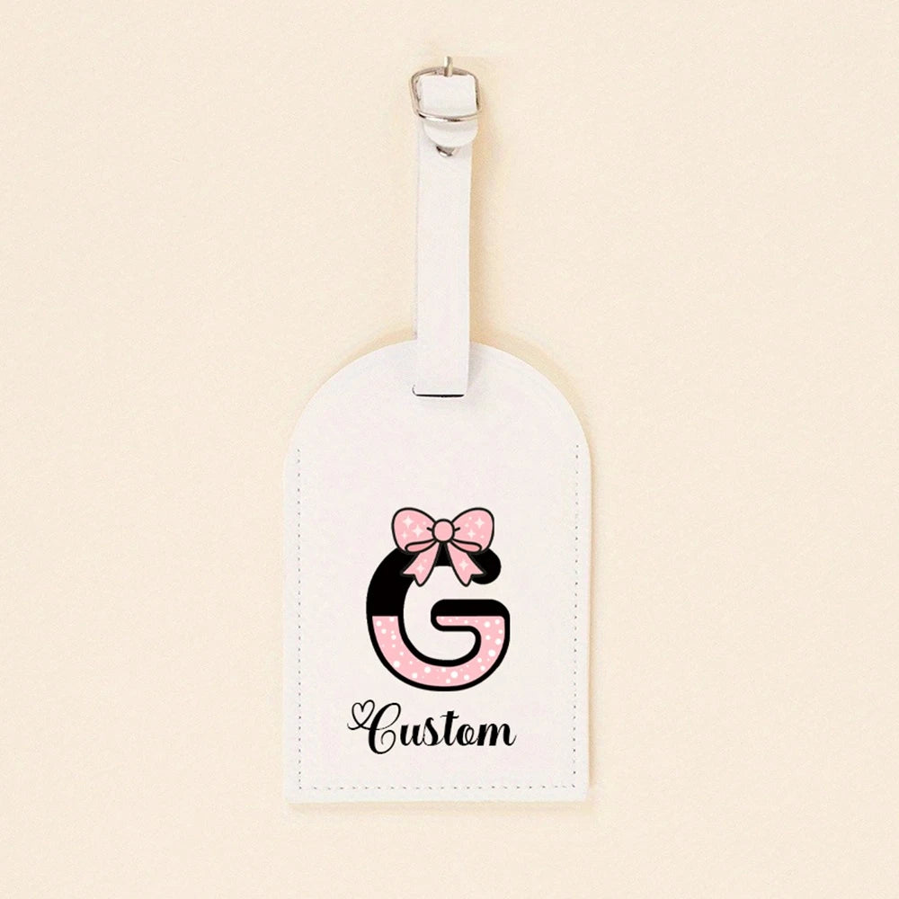 Personalized Custom Letter And Name Luggage Tags – High-Quality Travel Additions, Ideal for Suitcase Tags And Baggage Labels