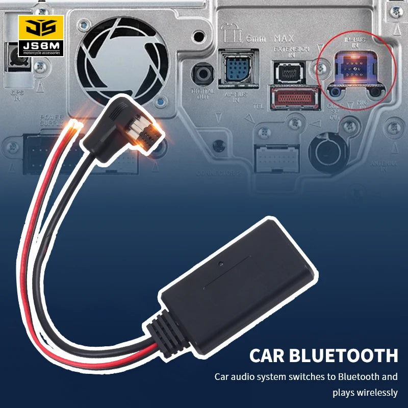 JSBM Car Wireless Bluetooth 5.0 Module Audio Receiver For Pioneer IP-BUS Radio DEH P3100UB P4100SD P5100UB P7100BT P8100BT P88RS