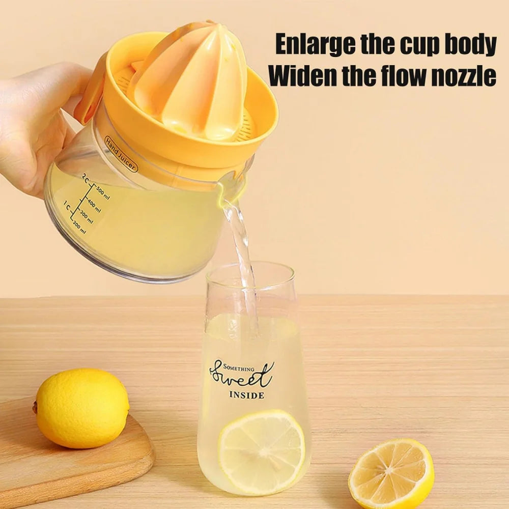Manual juicer - Home lemon juicer, hand-cranked fruit juicer, labor-saving manual juicer, suitable for oranges, lemons, celery,