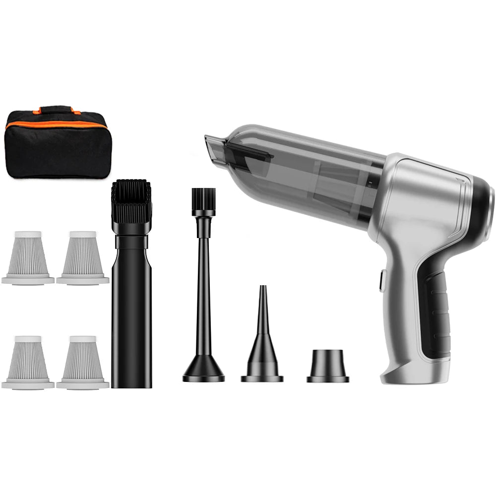 SZUK Mini Car Vacuum CIeaner 15000PA Wireless  Handheld Cleaning Machine Powerful Portable Blower Vacuum Cleaner For Car Hom