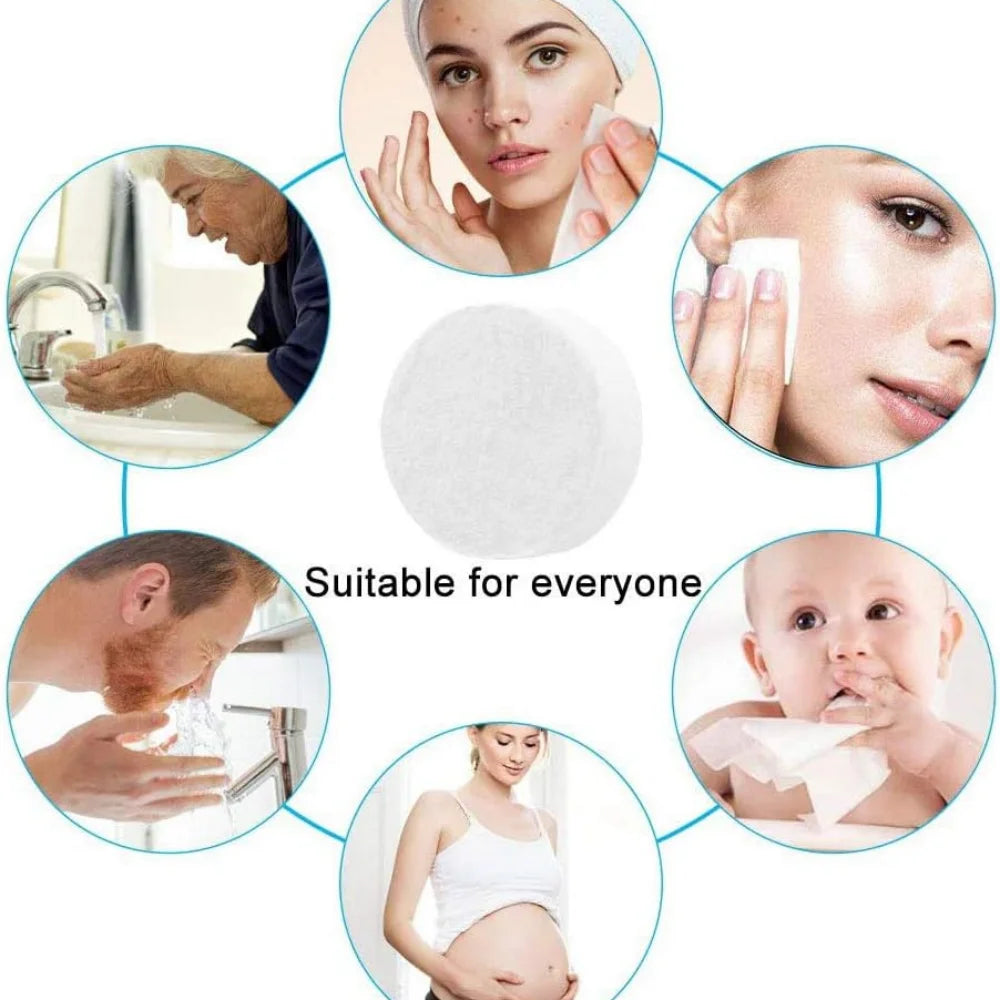 50/100/200 Compressed Towel Cotton Mini Hand Wet Wipes Sheet Towels, Suitable for Travel, Home, Beauty, Camping, Outdoor Sports